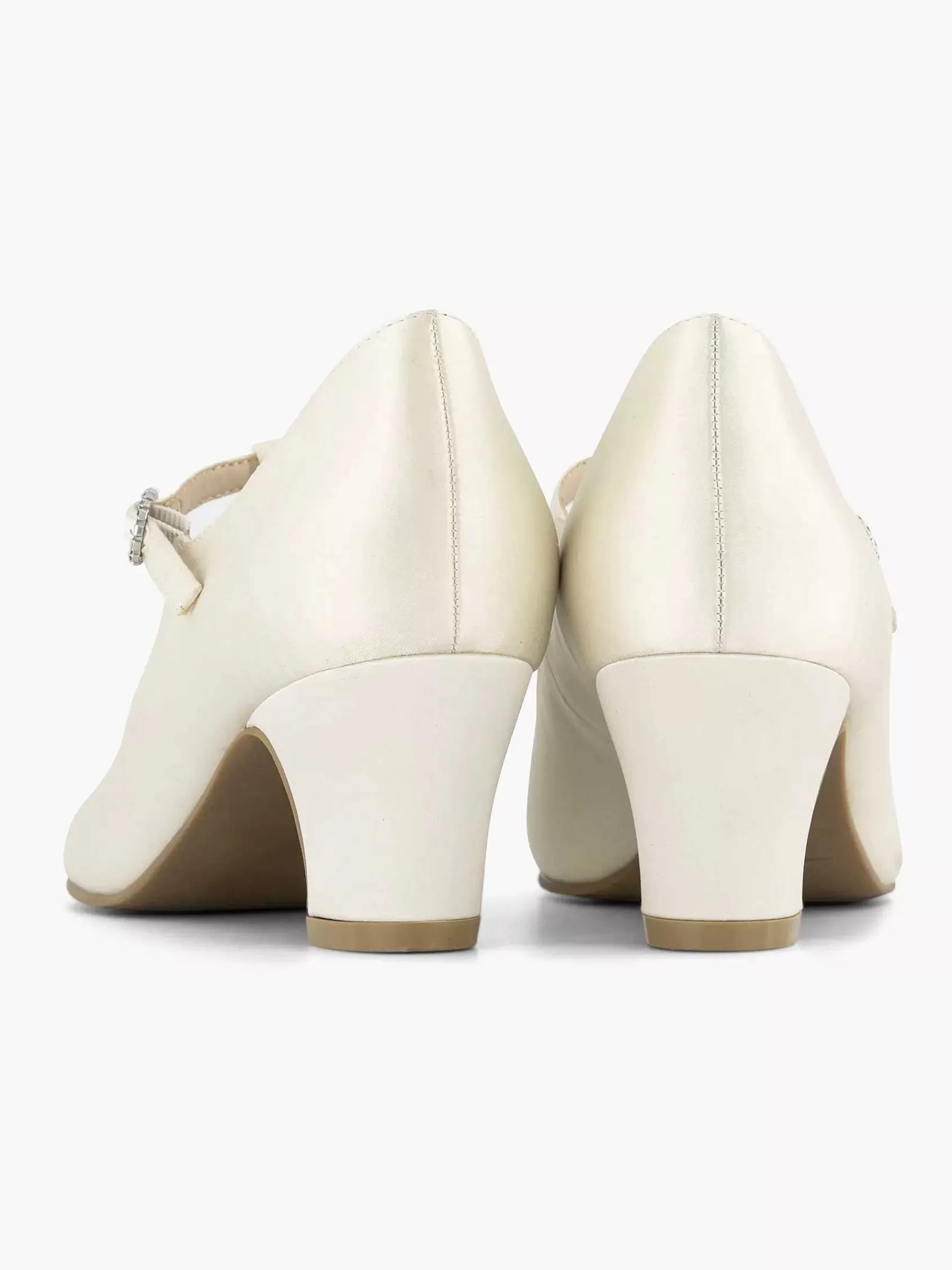 Dames Graceland Hoge Hakken-Witte Pump