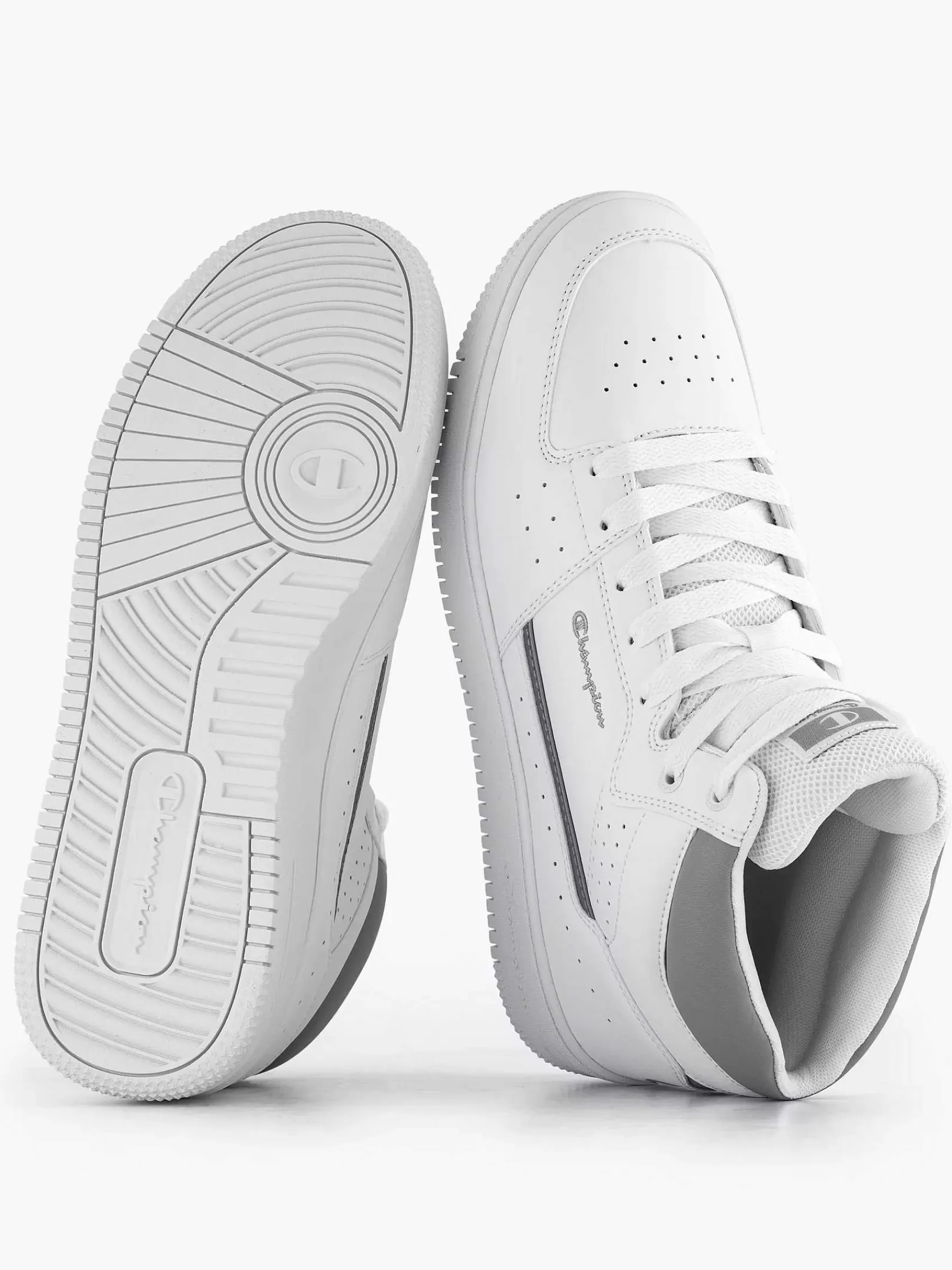 Heren Champion Sneakers-Witte Rebound Evolve Ii Mid