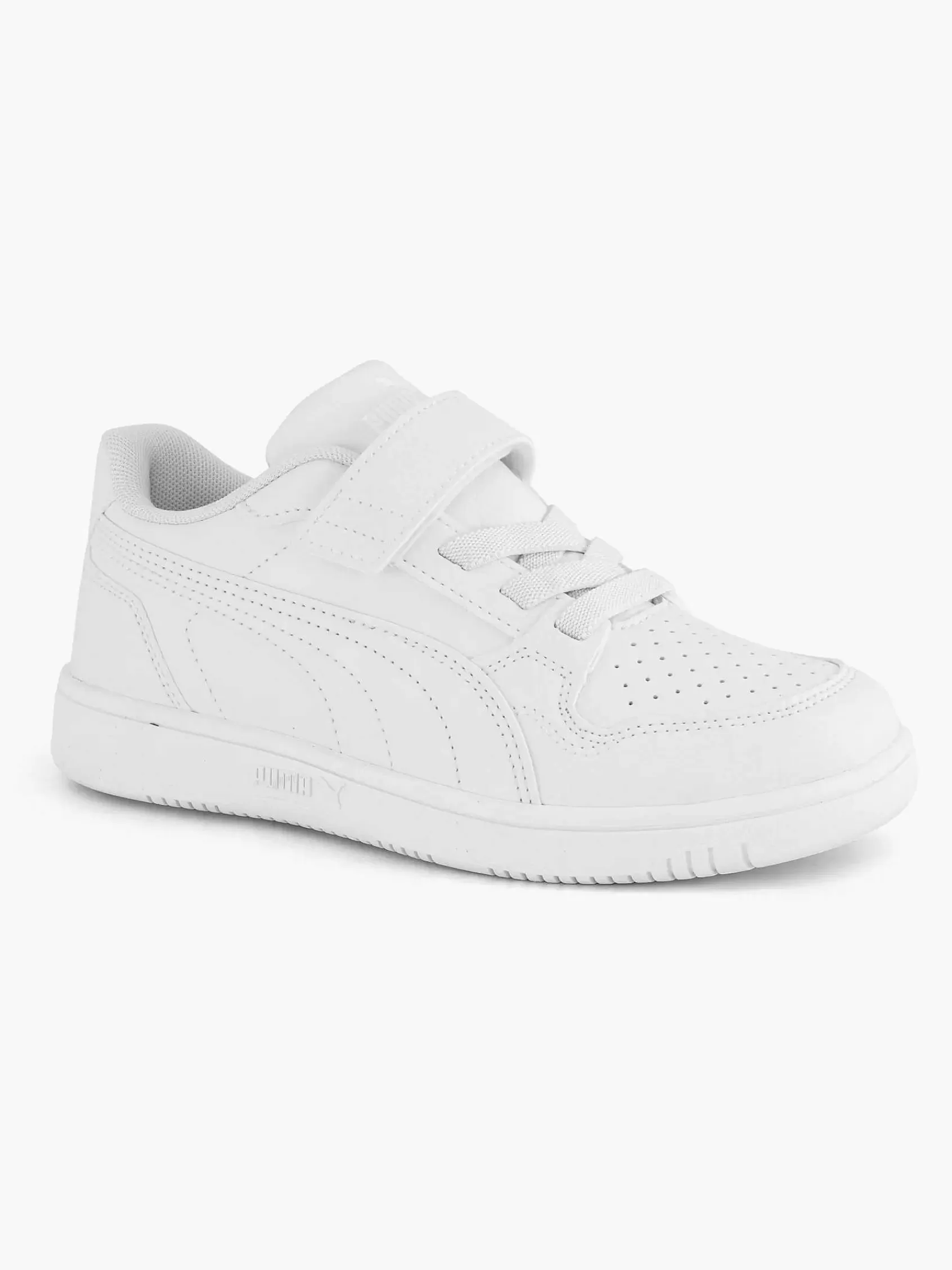 Kinderen Puma Jongensschoenen-Witte Rebound Lite Ps