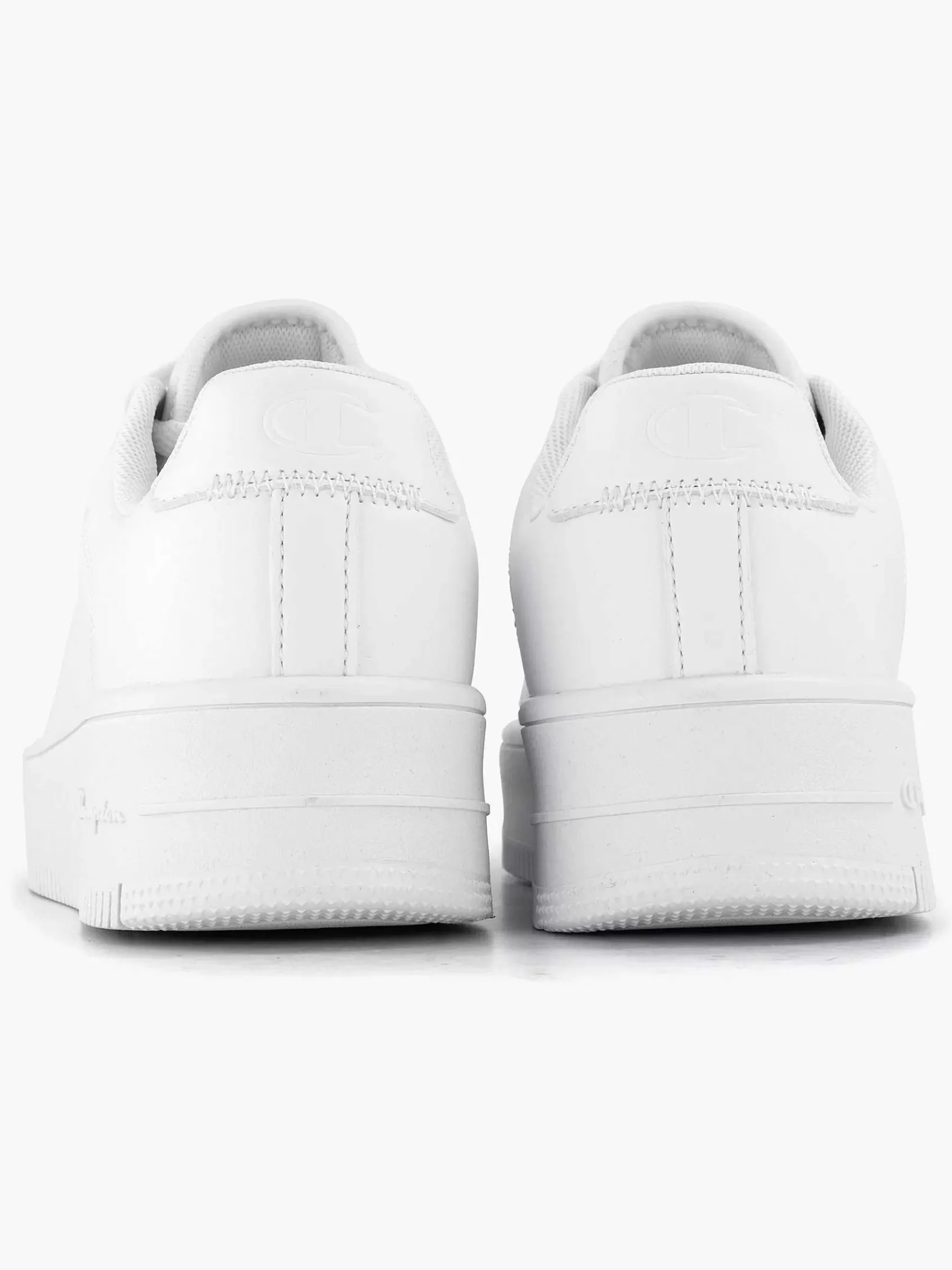 Dames Champion Sneakers-Witte Rebound Platform Low