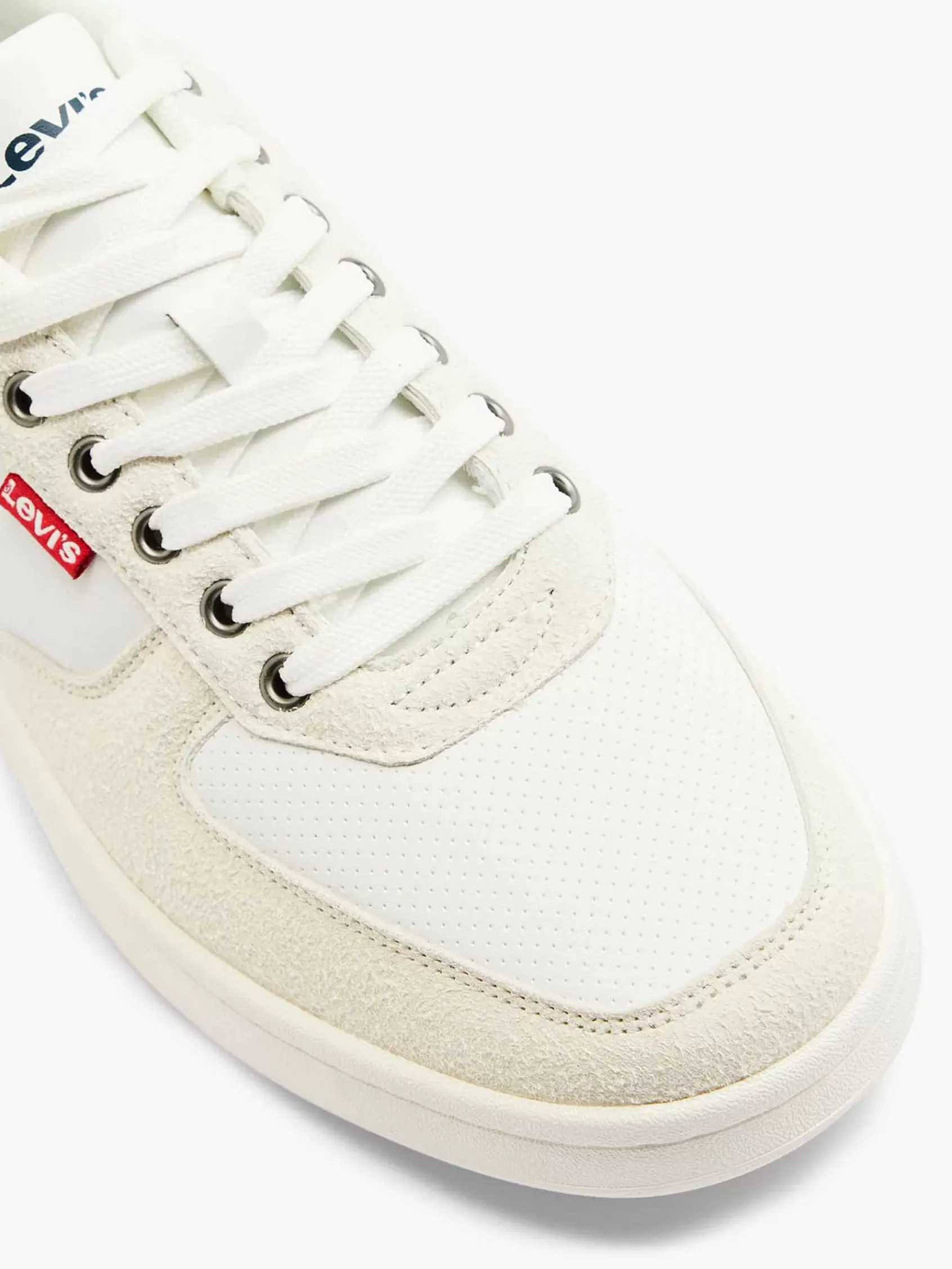 Heren Levis Sneakers-Witte Reece