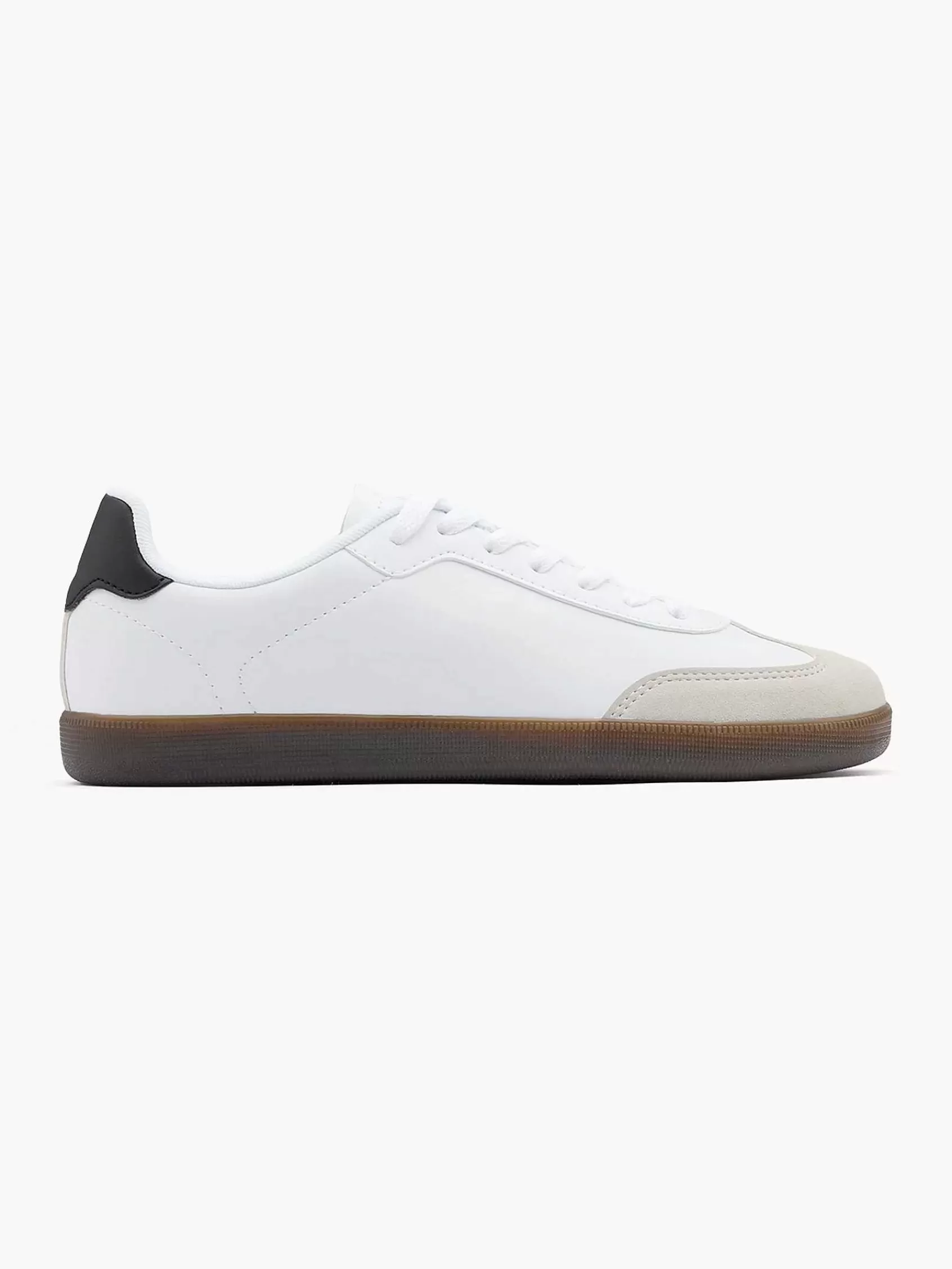 Dames Graceland Sneakers-Witte Retro Sneaker