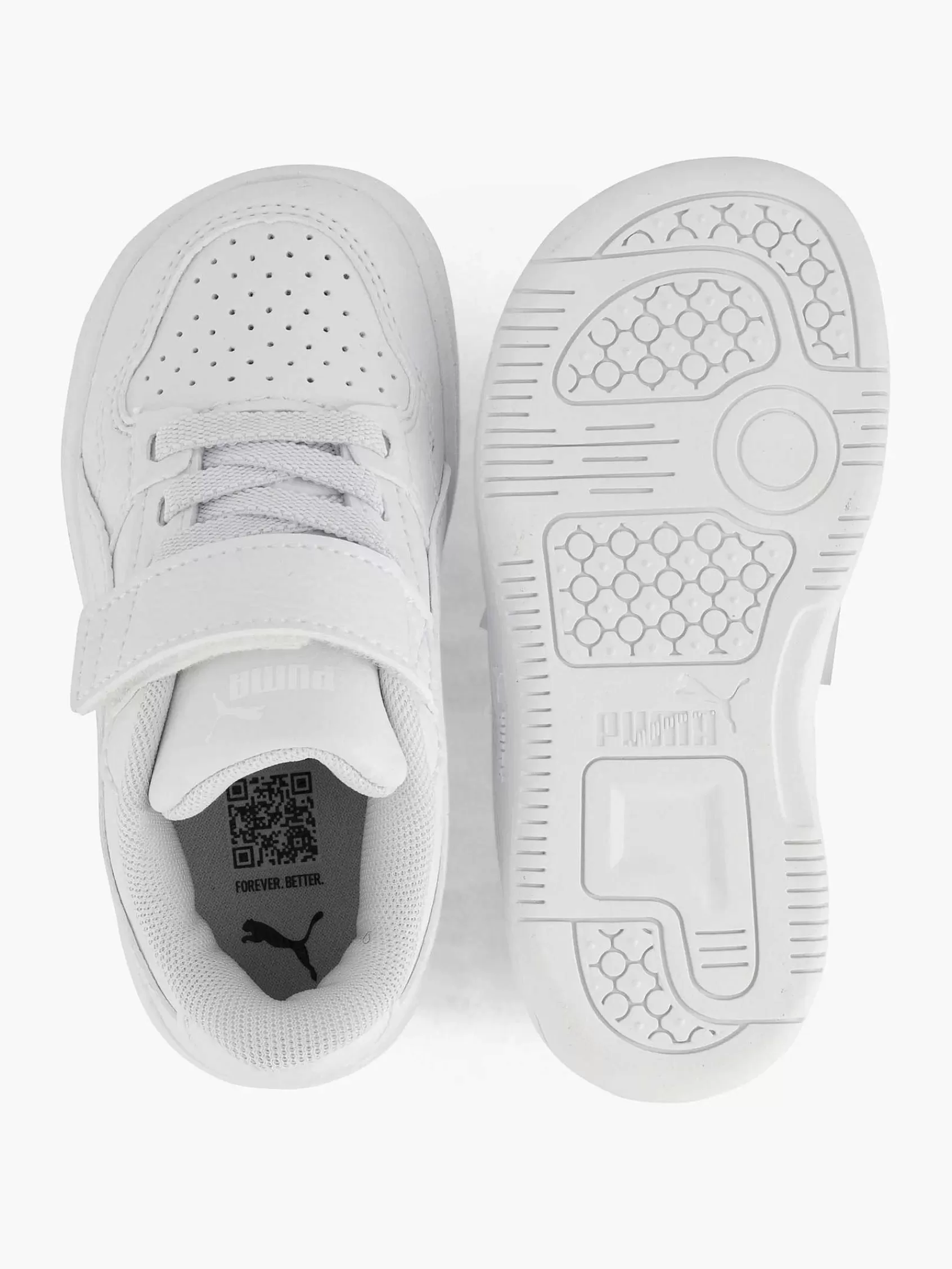 Kinderen Puma Babyschoenen-Witte Sneaker