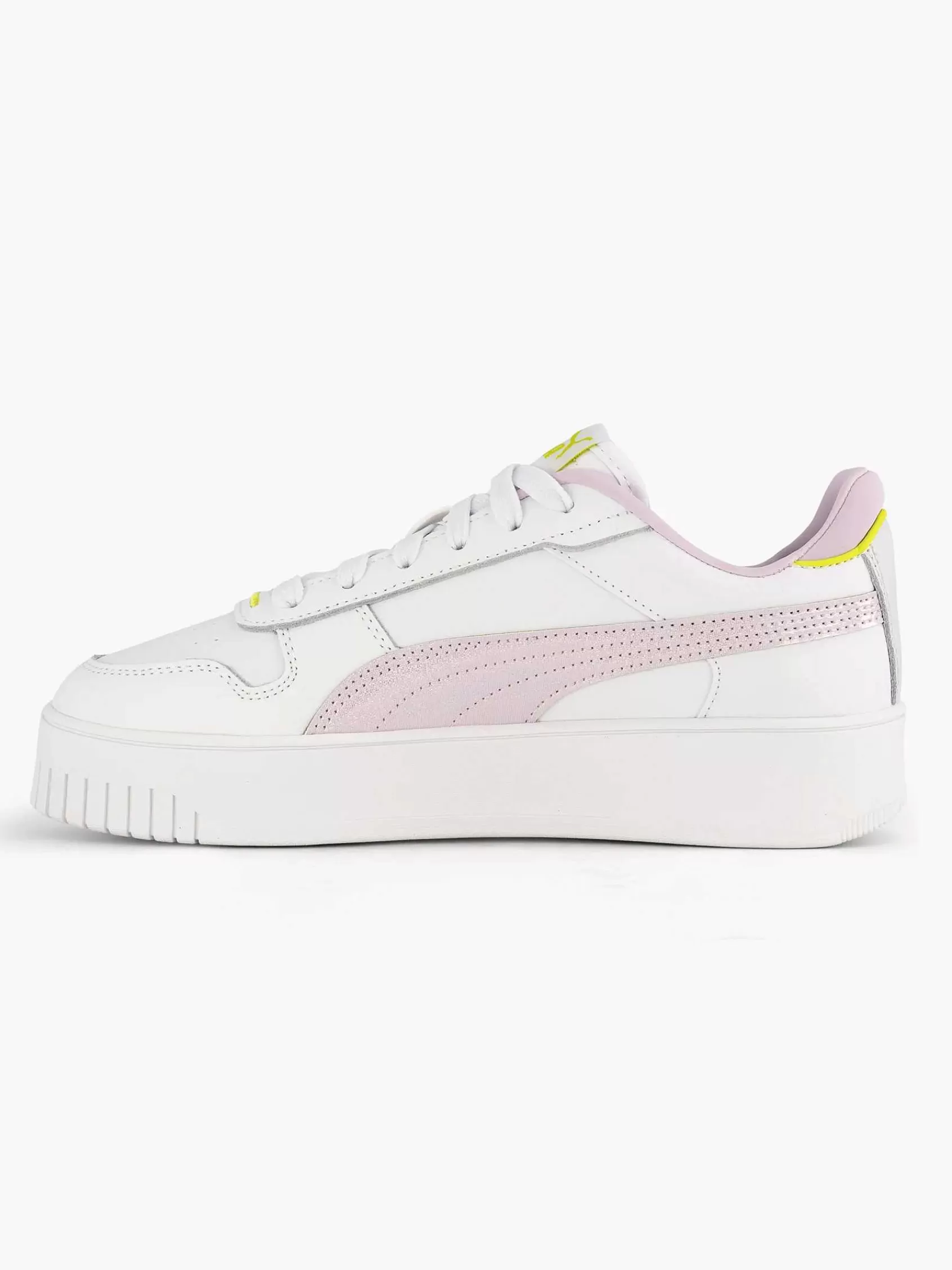 Dames Puma Sneakers-Witte Sneaker Carina Street Shine