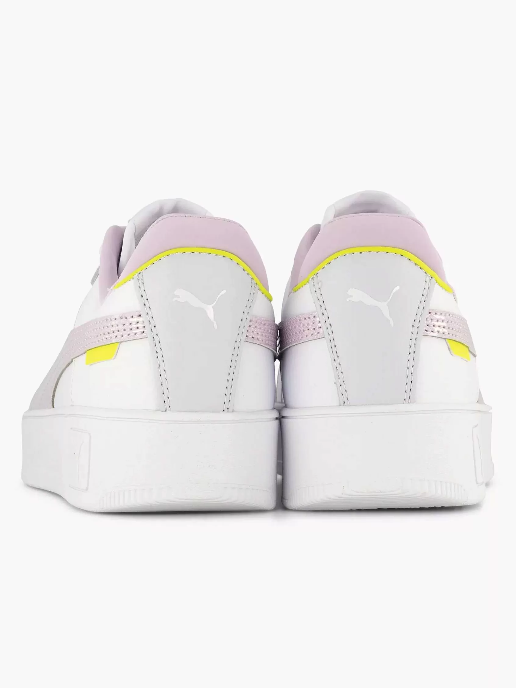 Dames Puma Sneakers-Witte Sneaker Carina Street Shine