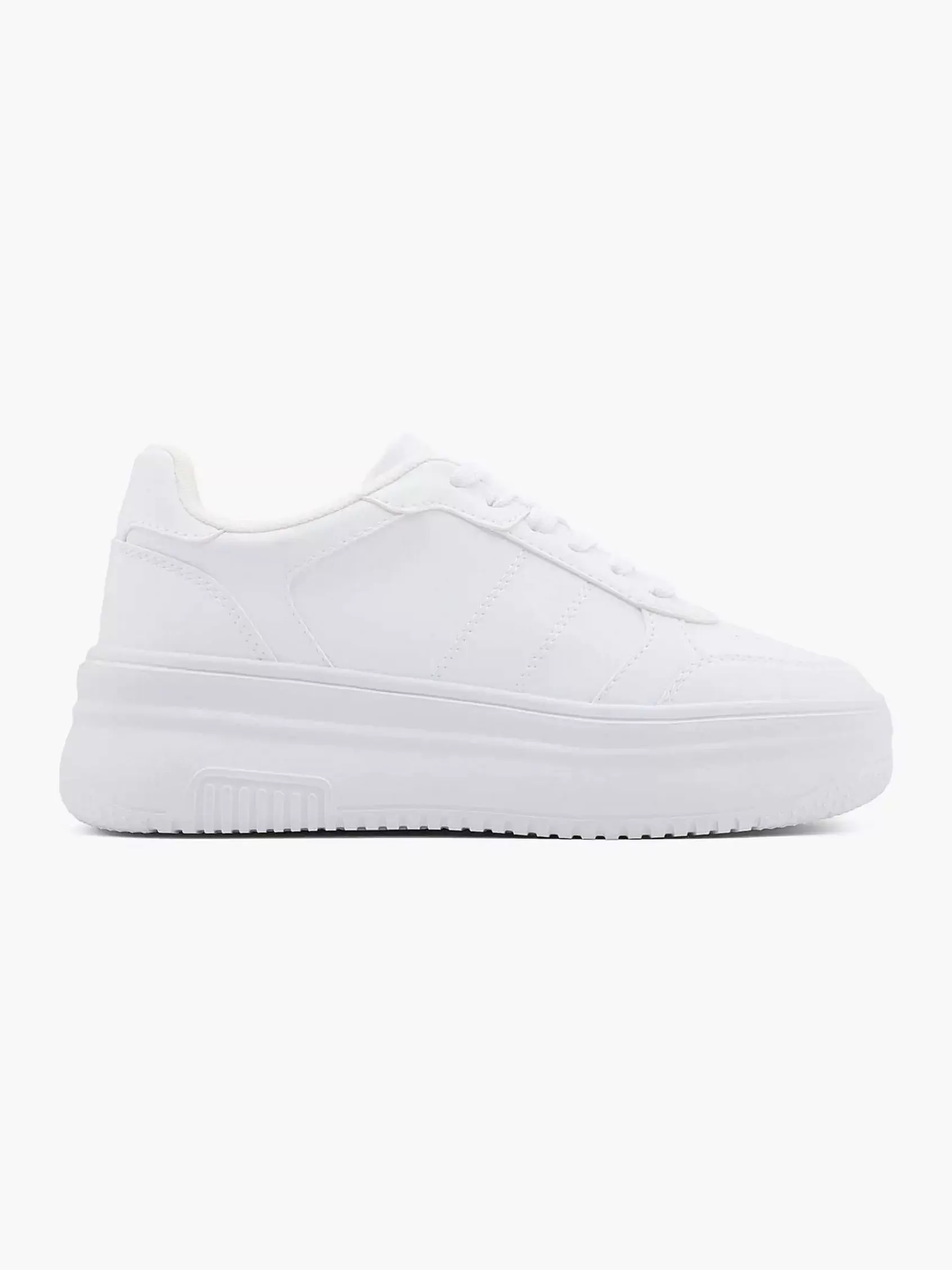 Dames Graceland Sneakers-Witte Sneaker Platform