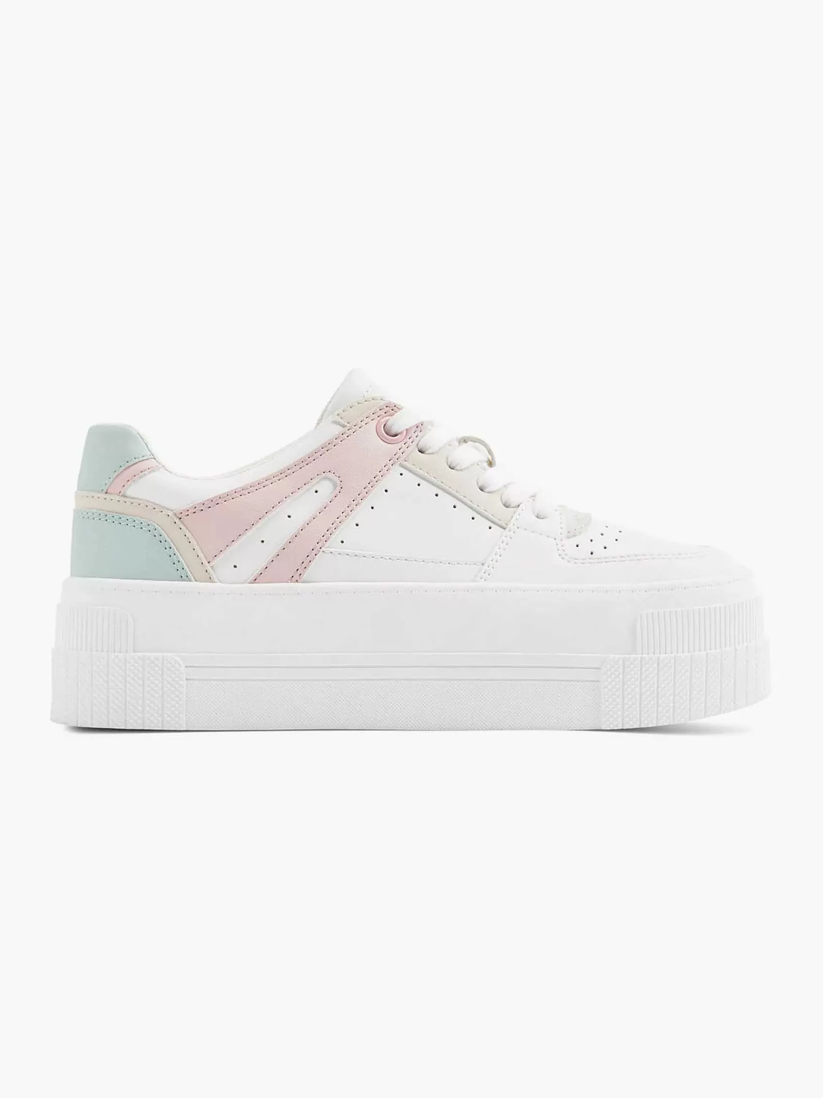 Dames Graceland Sneakers-Witte Sneaker Platform