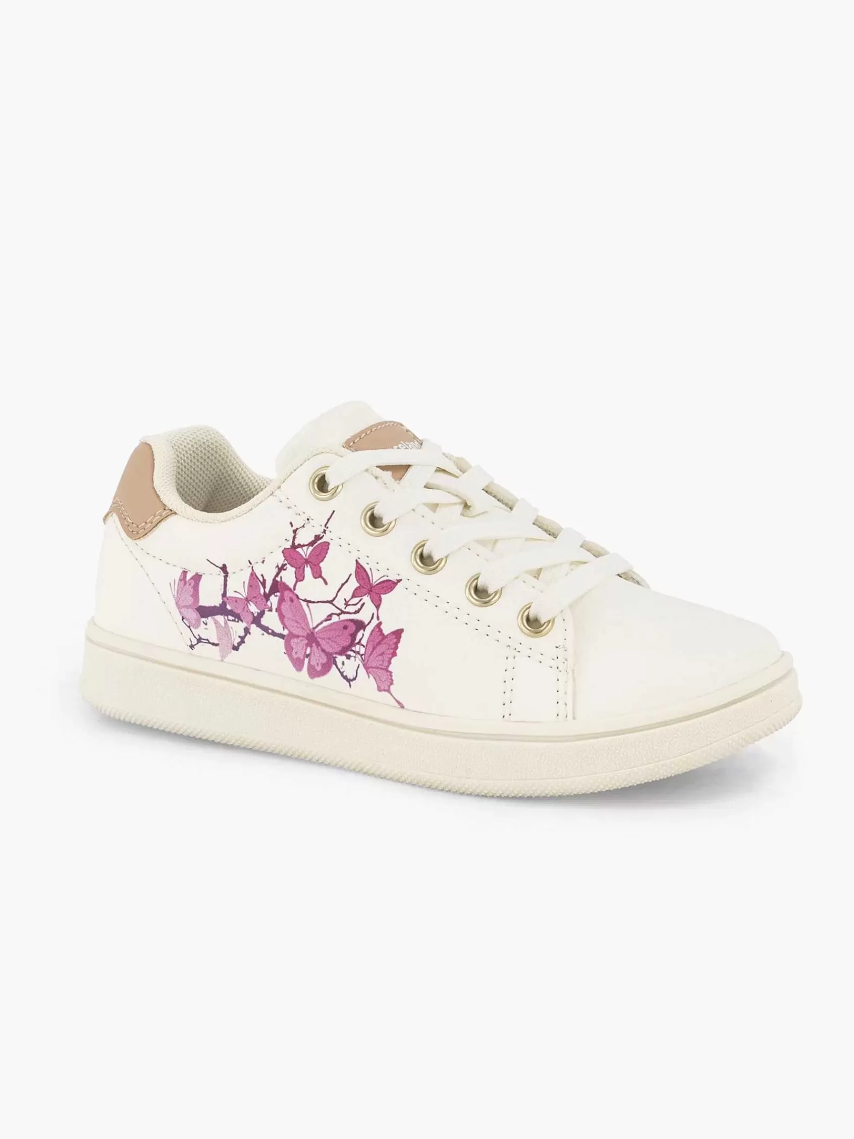 Kinderen Graceland Jongensschoenen-Witte Sneaker Vlinders