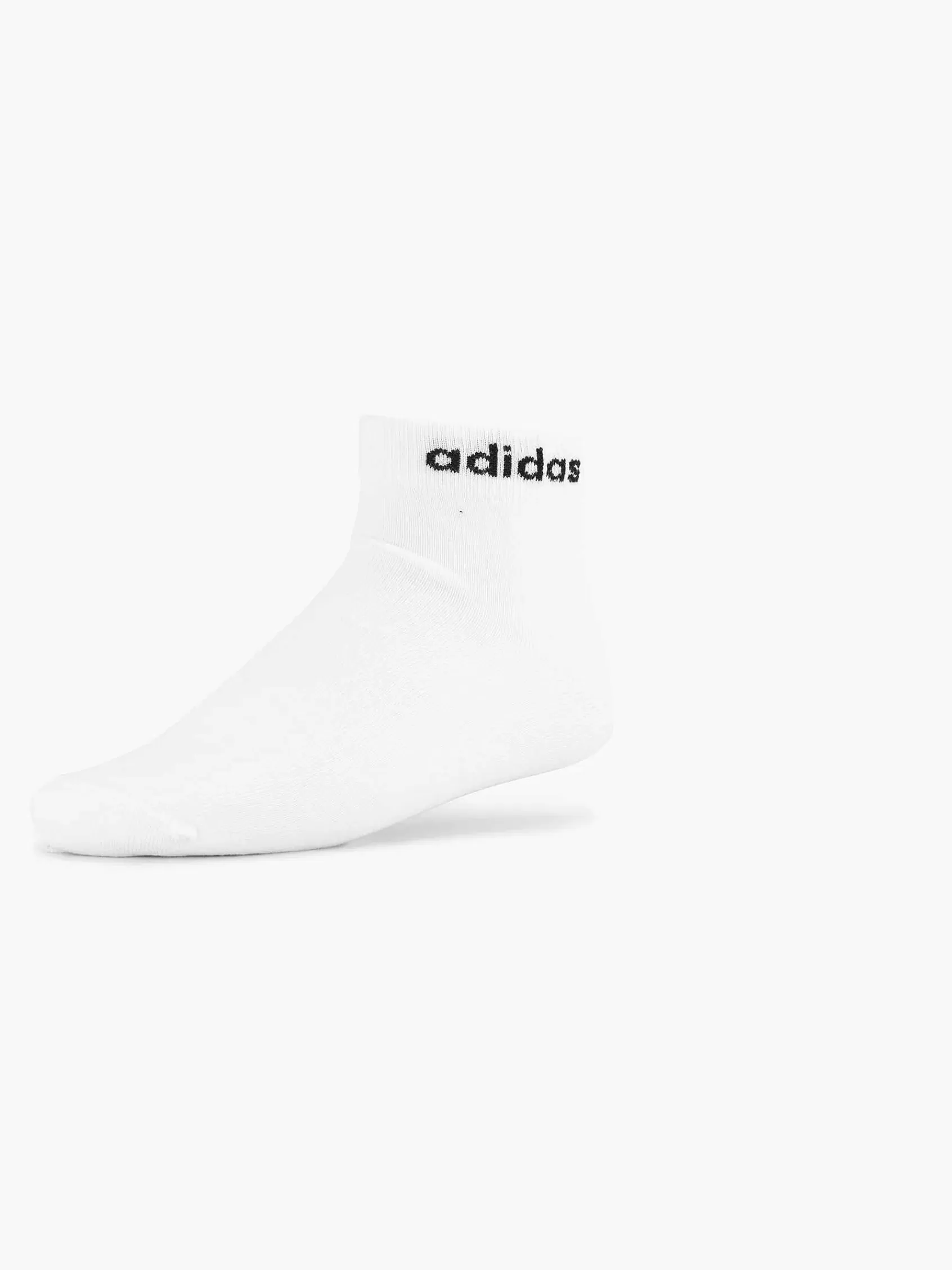 Heren adidas Sokken-Witte T Lin Ankle 3P