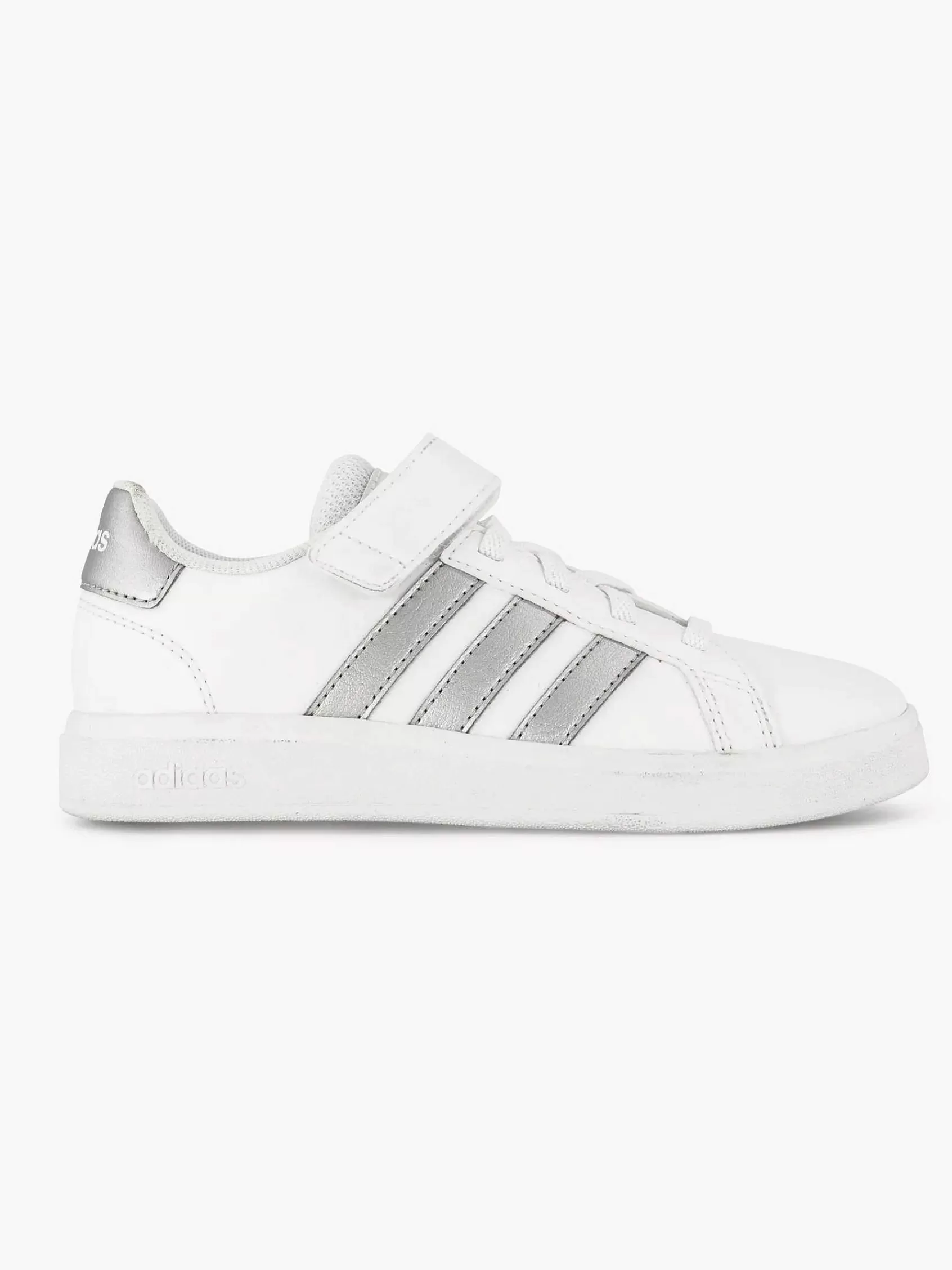 Kinderen adidas Jongensschoenen-Zilveren Grand Court 2.0 El K