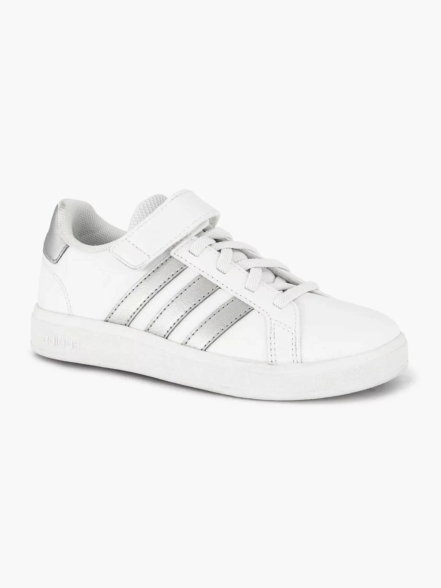 Kinderen adidas Jongensschoenen-Zilveren Grand Court 2.0 El K