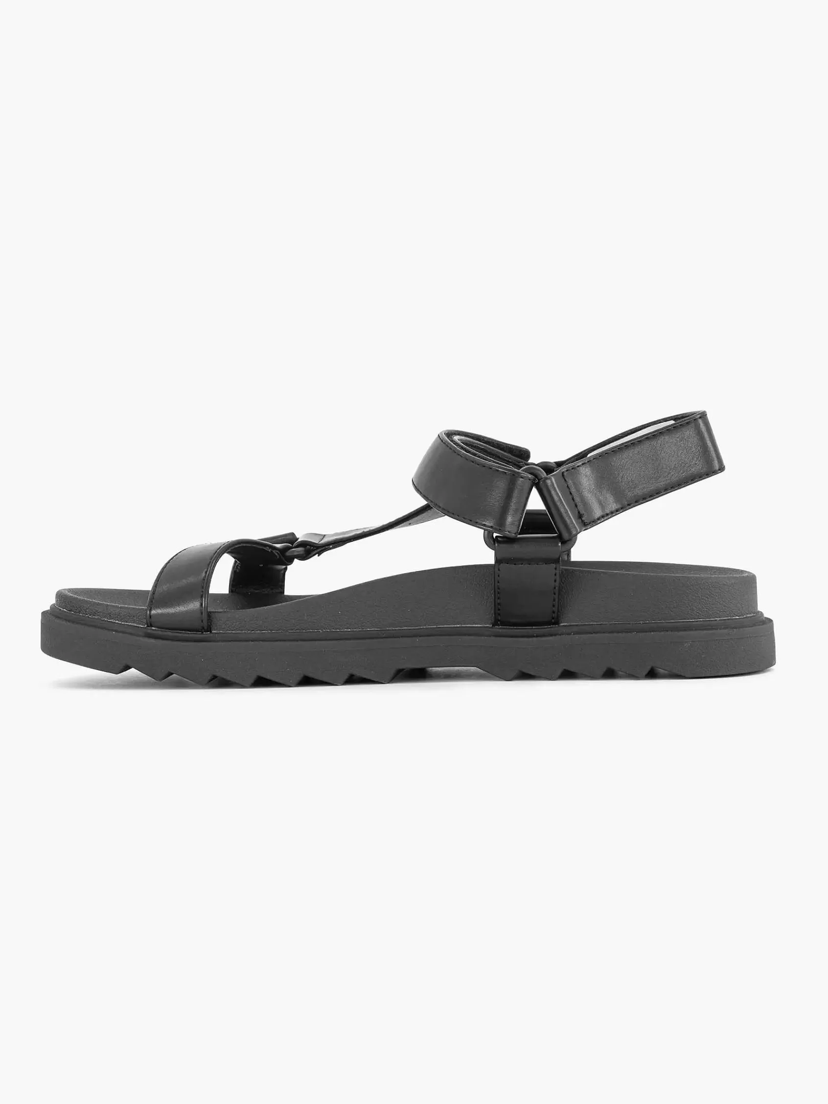 Dames Oxmox Sandalen-Zwarte Chunky Sandaal