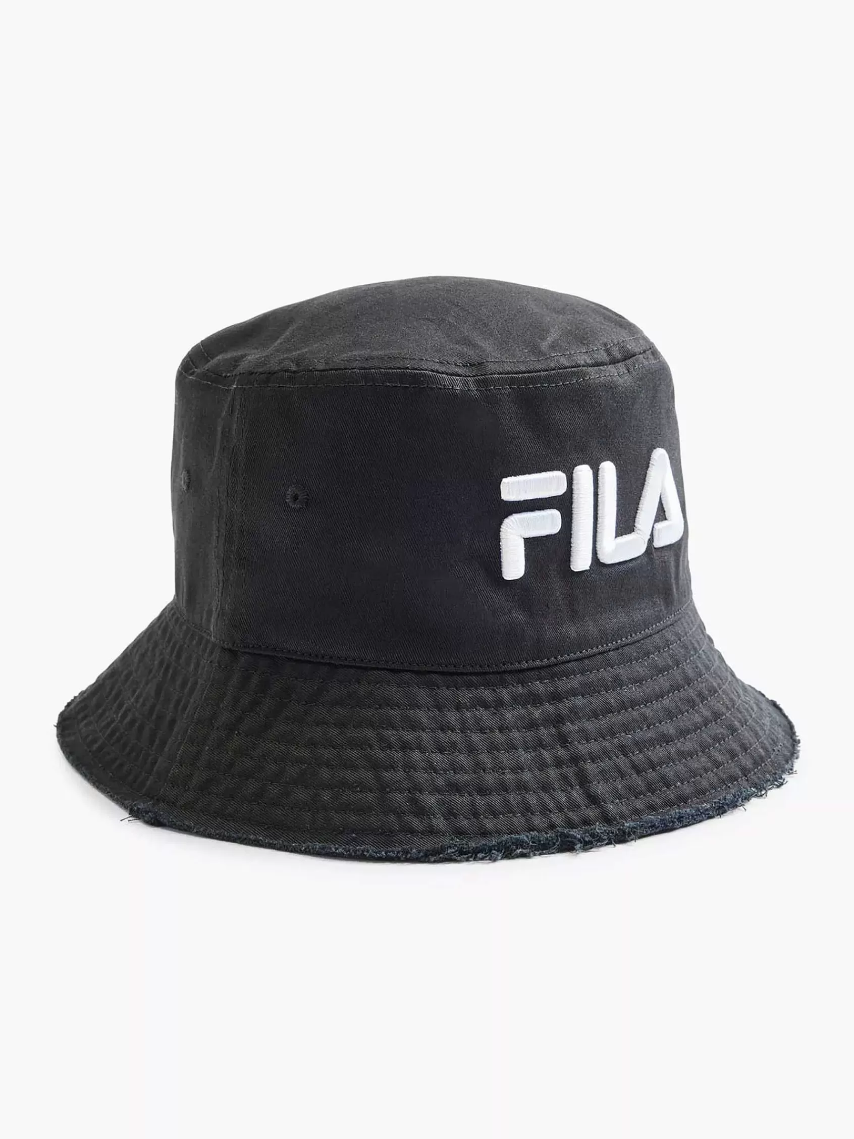 Dames FILA Online Exclusive Accessoires-Zwarte Bucket Hat Mit