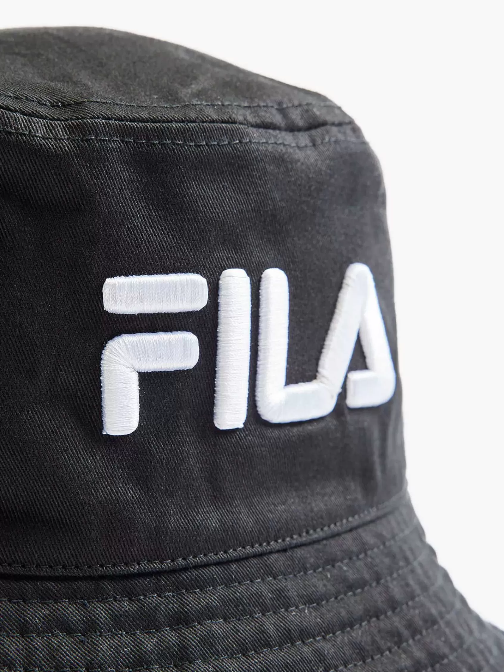 Dames FILA Online Exclusive Accessoires-Zwarte Bucket Hat Mit