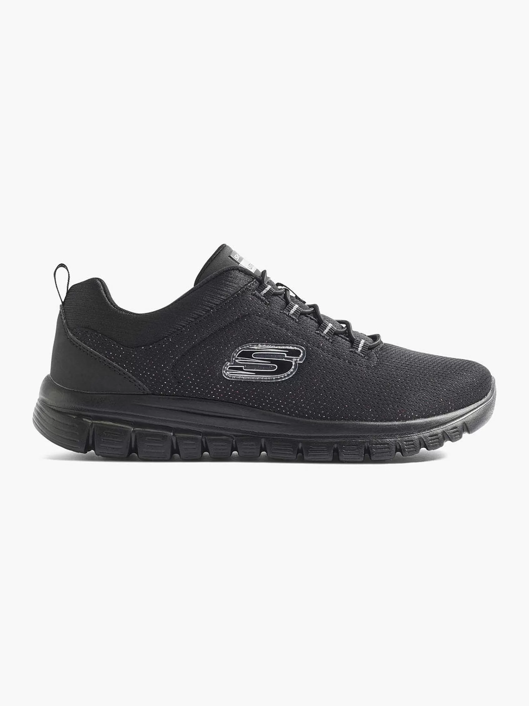 Dames Skechers Instappers-Zwarte Graceful 2.0 Lavishly