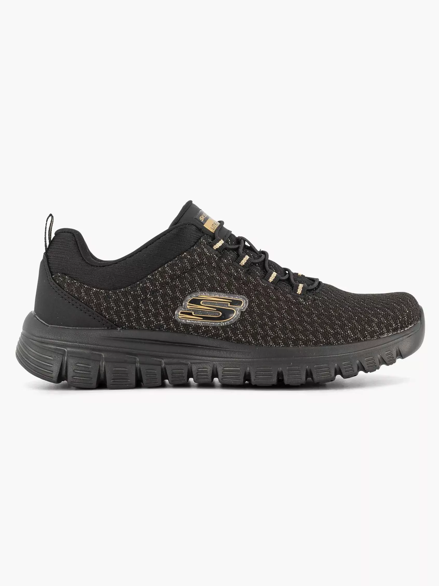 Dames Skechers Instappers-Zwarte Graceful - Lavishly Irresistibl