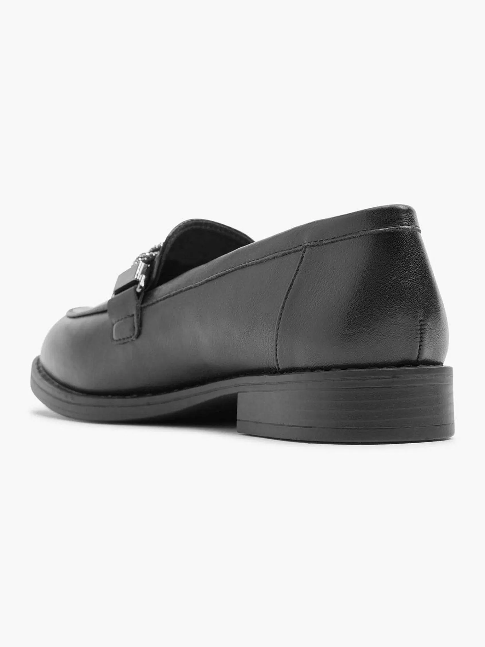 Dames Graceland Instappers-Zwarte Loafer