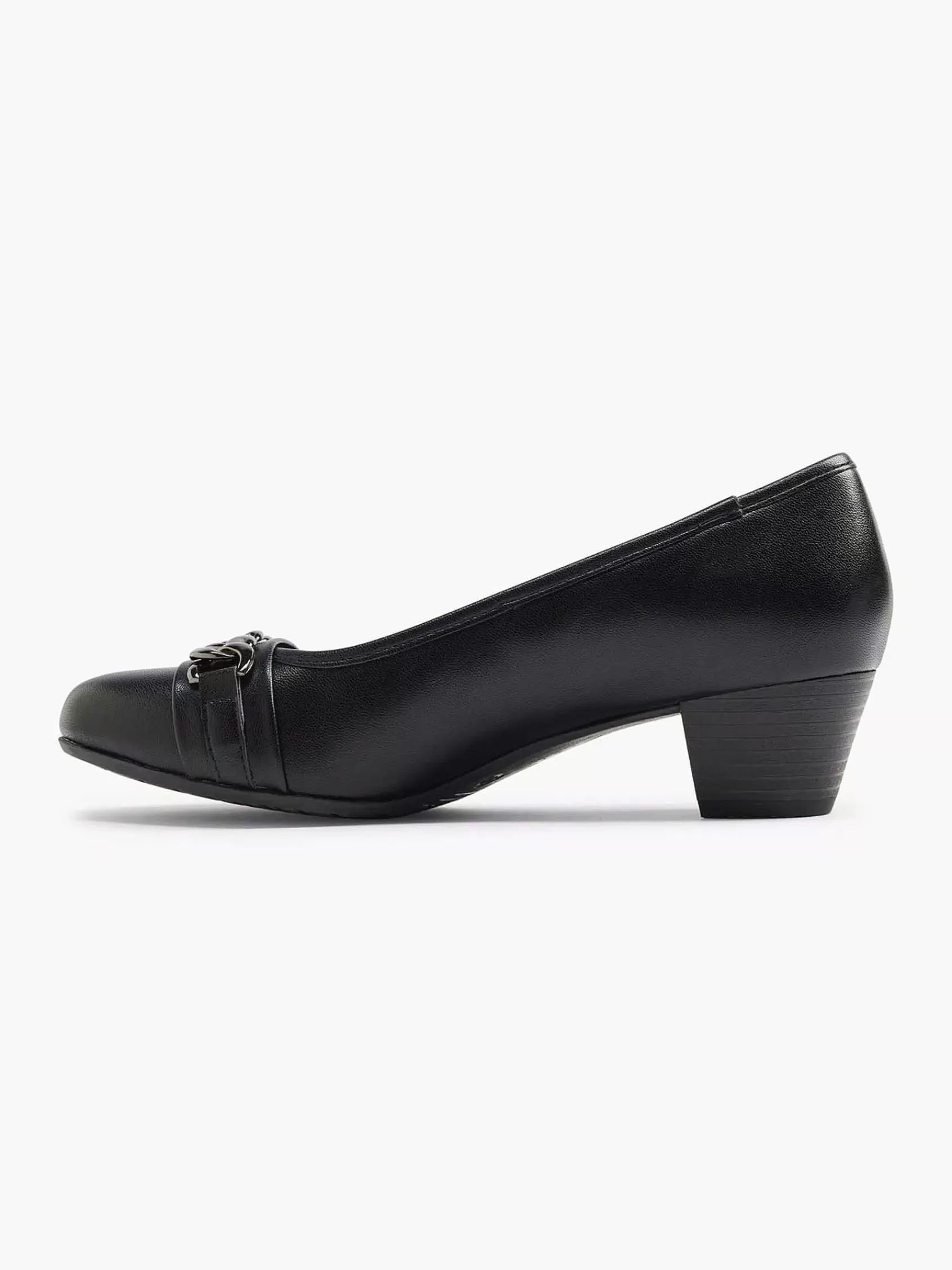 Dames Easy Street Comfort Schoenen-Zwarte Pump