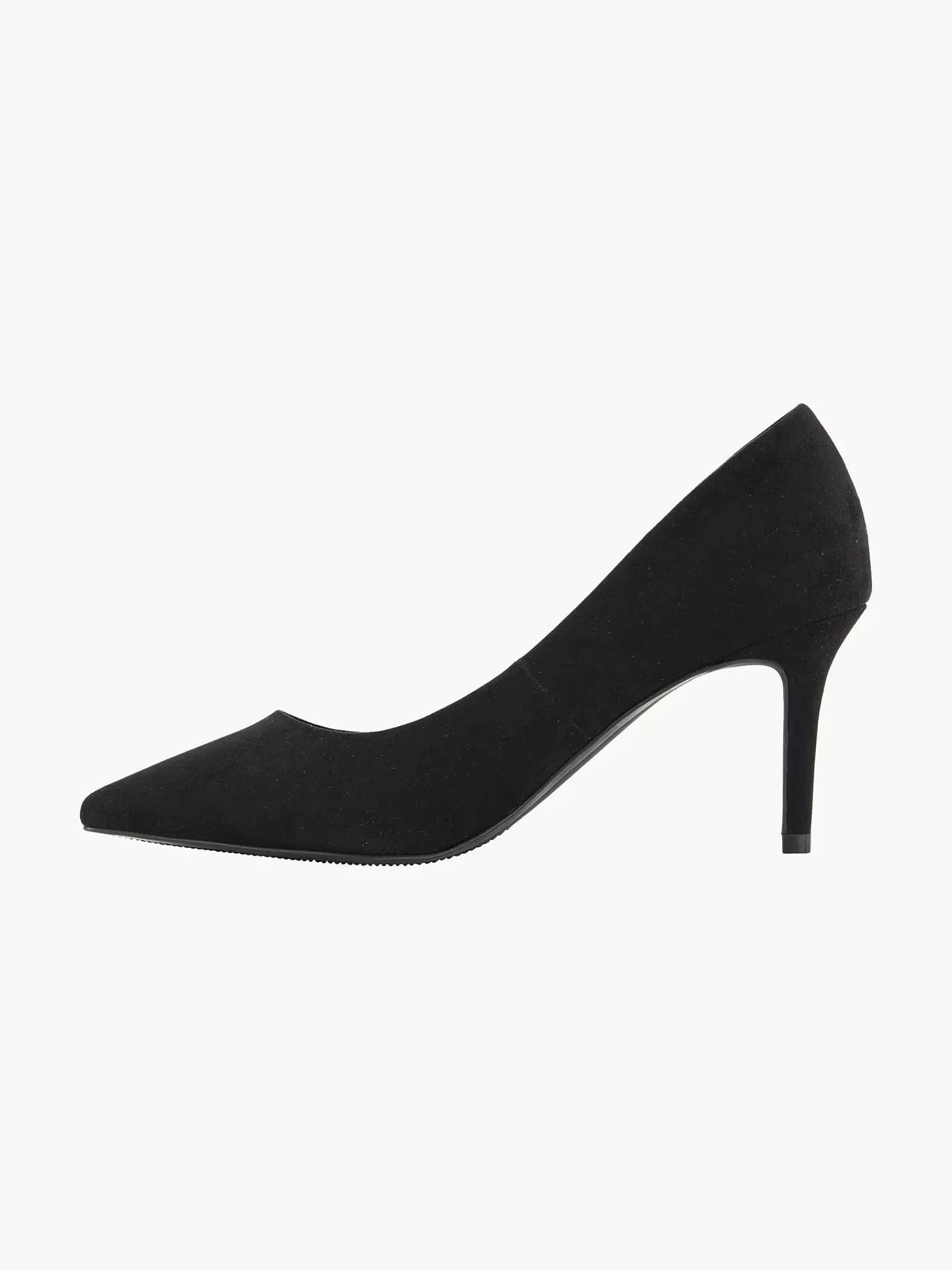 Dames Graceland Hoge Hakken-Zwarte Pump Spitse Neus