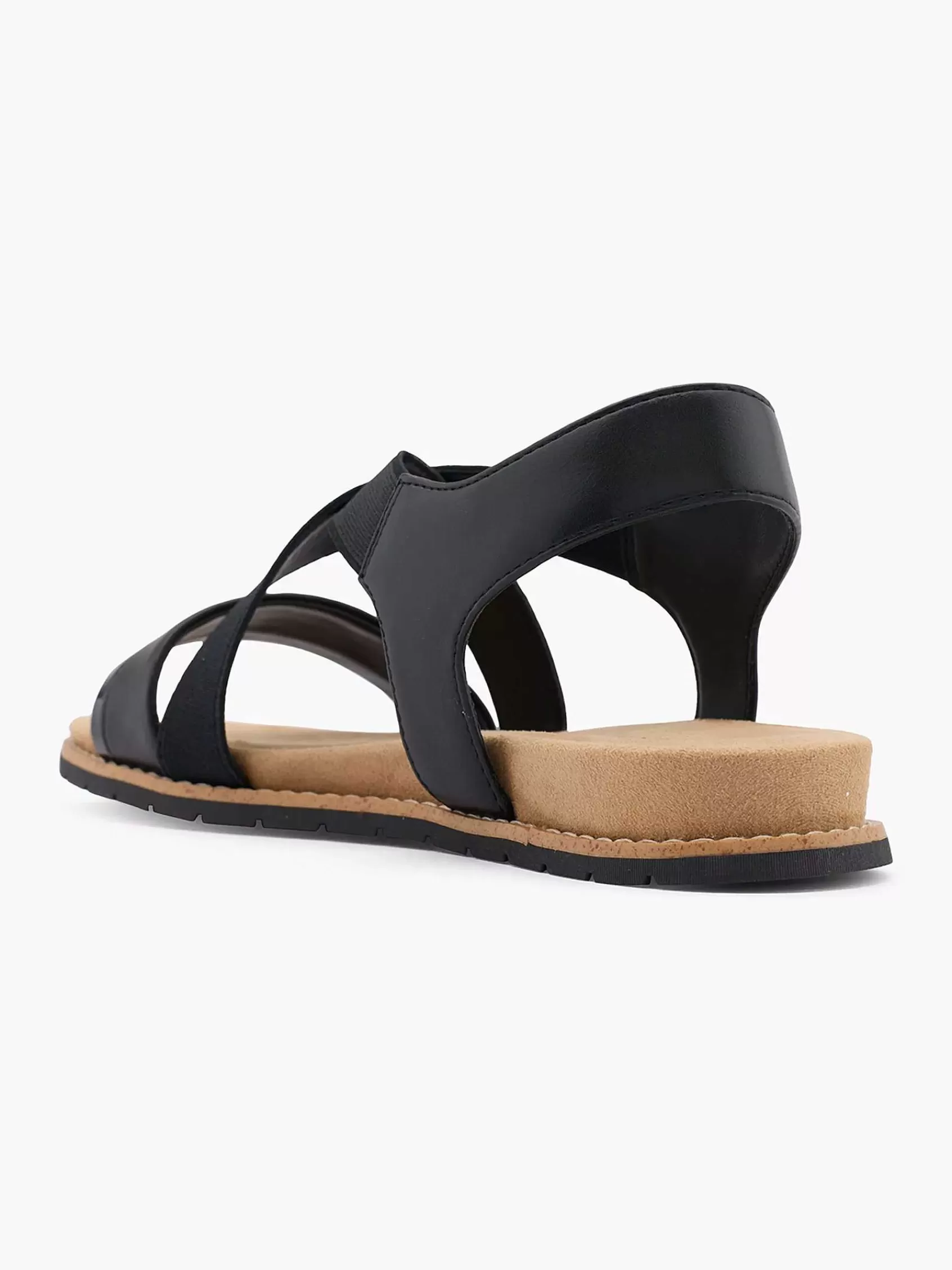 Dames Esprit Sandalen-Zwarte Sandaal