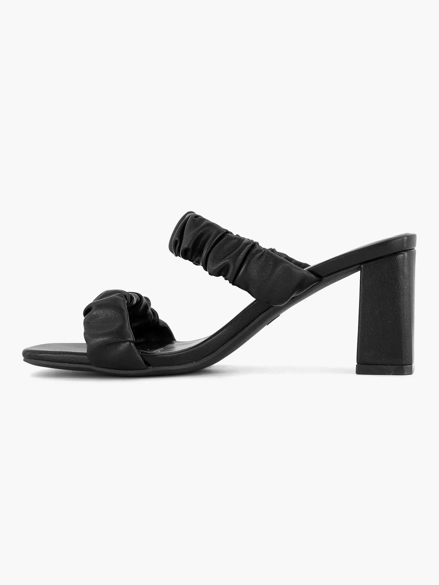 Dames Oxmox Sandalen-Zwarte Slipper Hak