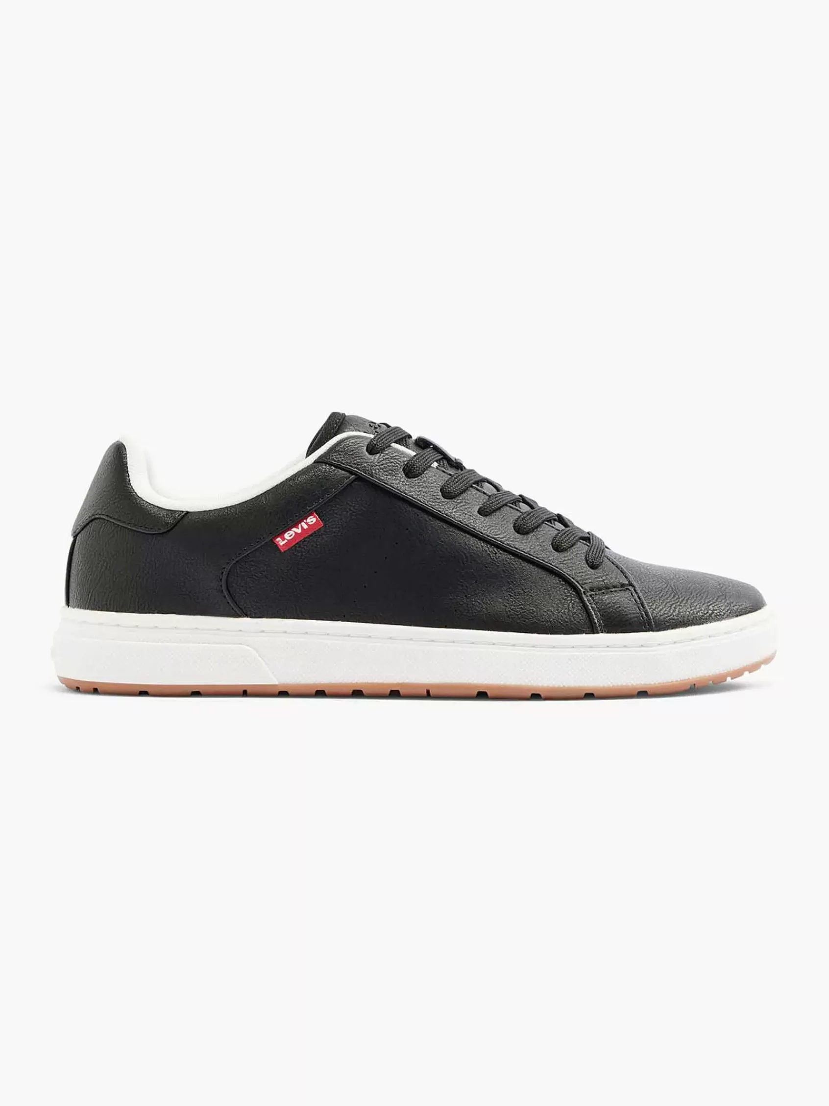 Heren Levis Sneakers-Zwarte Sneaker Piper