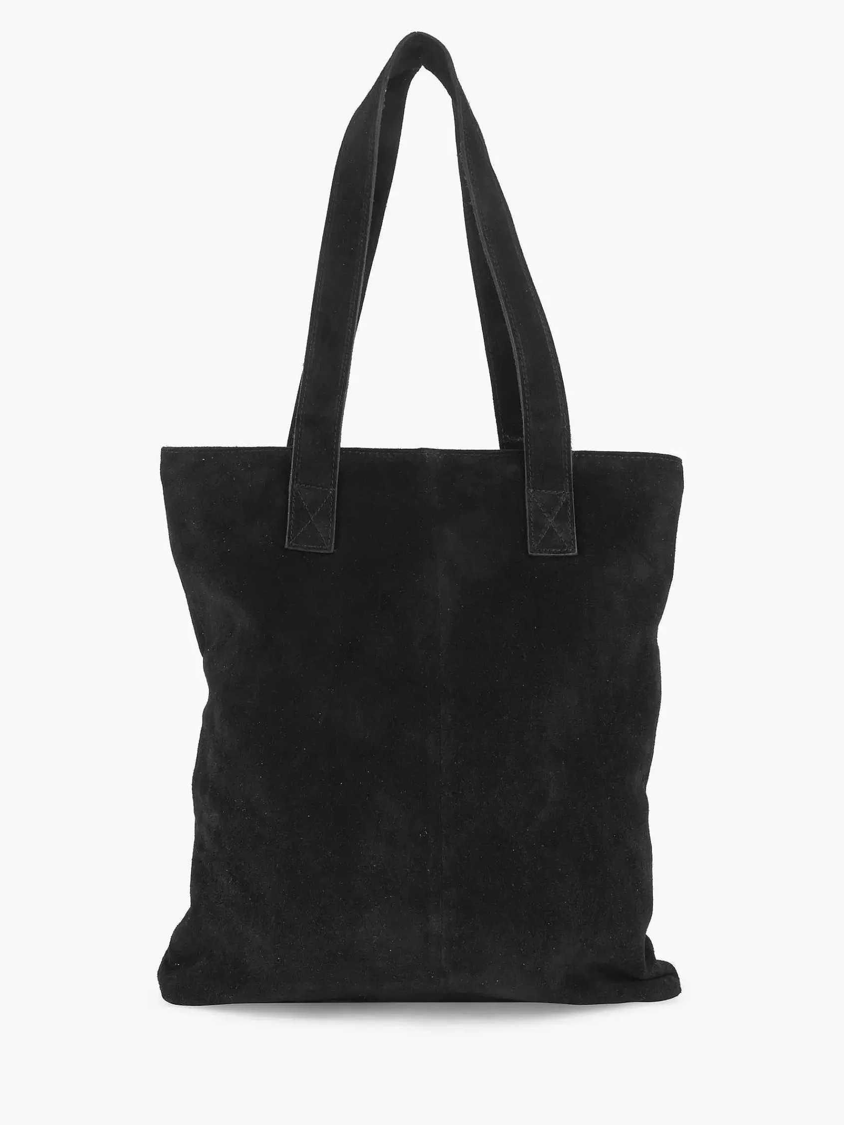 Dames 5th Avenue Online Exclusive Accessoires-Zwarte Suede Schoudertas