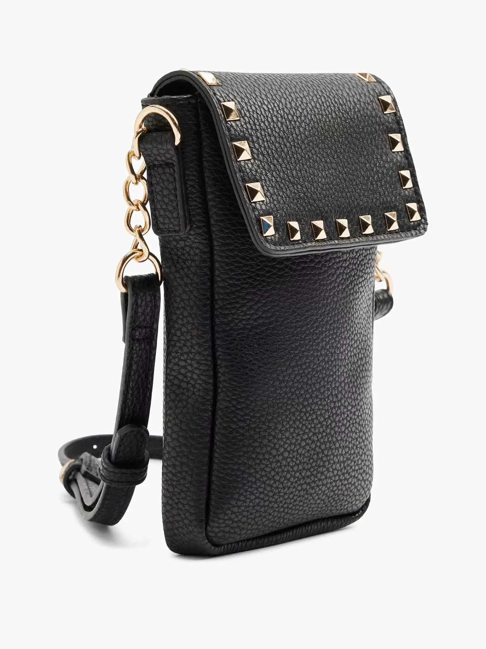 Dames Oxmox Online Exclusive Accessoires-Zwarte Telefoontas Studs